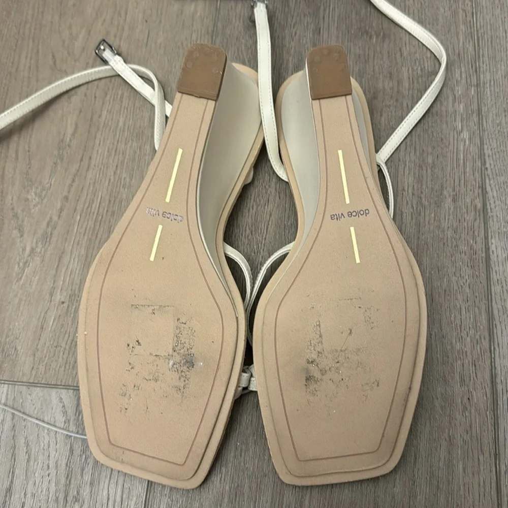 NEW! Dolce Vita Gemini Ankle Strap Wedge Sandal in Ivory - Size 10 🚙